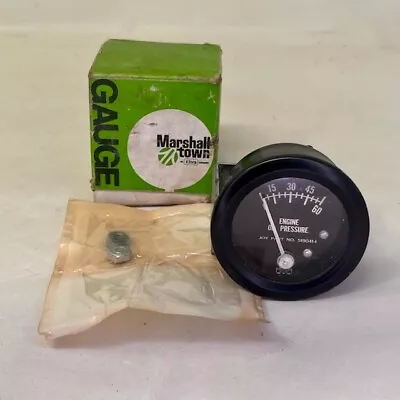 Marshall Town Gauge Engine Oil Pressure Gauge 0-60 Psi--#519041-1--NOS • $49.99