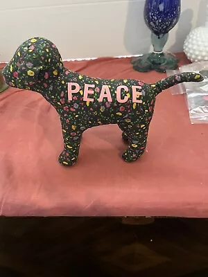 Victoria’s Secret PINK Dog Plush PEACE • $5