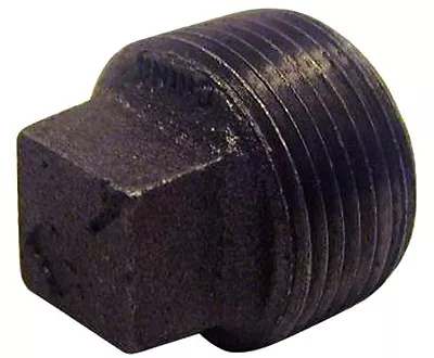 3/4  Black Malleable Plug Gas Pipe Fitting   • $0.99