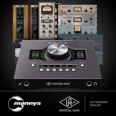 $3099 • Buy Universal Audio Apollo Twin X Quad HERITAGE EDITION Audio Interface W/ US$2.5k P