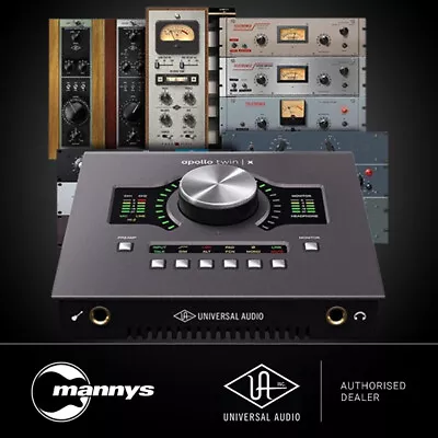 $3099 • Buy Universal Audio Apollo Twin X Quad HERITAGE EDITION Audio Interface W/ US$2.5k P