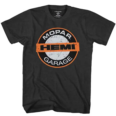 Mopar Hemi Garage Distressed Logo T-Shirt • $19.99