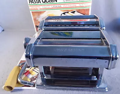 Deluxe Atlas Pasta Queen Noodle Maker Making Machine 15-4590 Himark Spaghetti • $26