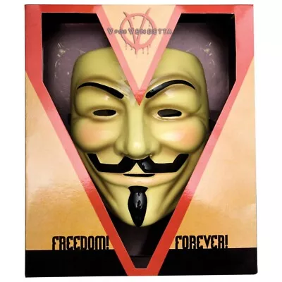 V For Vendetta Mask Deluxe Adult Costume Halloween Fancy Dress • $12.96