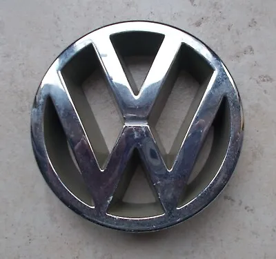 VOLKSWAGEN Monogram Emblem Badge Sign Car Old Automobile Vtg Germany Plastic • $16.18