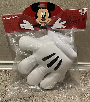 New! Disney Theme Parks Mickey Mitts Plush Hands Mickey Mouse Costume Gloves • $34.95