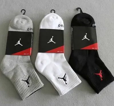 Nike Air Jordan 3 Pairs Everyday Max Ankle Socks Men?s Size L  8-12 • $17.99