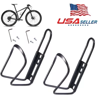 2xBike Bottle Cage Cycling Water Cup Holder For MTB Bicycle Rack Bracket US HOT • $9.53