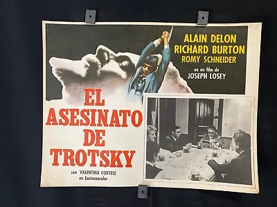 1972 ROMY SCHNEIDER  Assassination Trotsky Orig Mexican Lobby Card Poster 16 X12 • $24.99