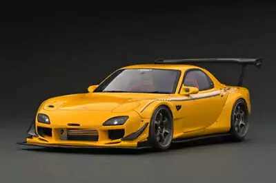 1:18 Mazda RX7 FEED Afflux GT3 (FD3S) -- Yellow -- Ignition Model IG2964 • $599.99