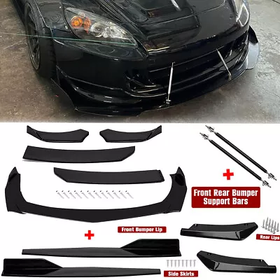 For Honda S2000 00-09 Front Rear Bumper Lip Spoiler Splitter Body Kit Side Skirt • $55.99