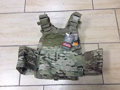 Rothco Laser Cut MOLLE Plate Carrier Vest Multicam New #2734 • $129