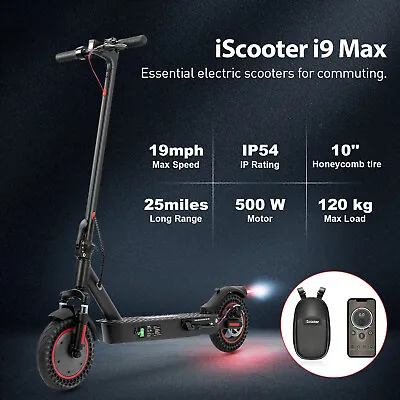 Adult Electric Scooter 500W 10Ah 40KM Long Range Folding Scooter Urban Commuter • $337.49