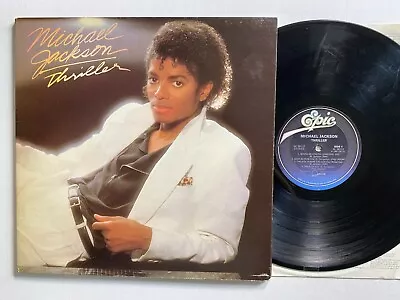 Michael Jackson THRILLER LP 1982 Epic VG Clean • $4.26