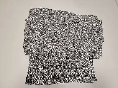 Pottery Barn Teen  Abstract Dots - Black  Twin Duvet & Pillowcase • $29.99