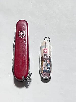 Lot Of 2 Victorinox Swiss Army Knives - Super Tinker - Classic Limited Edition • $23.99