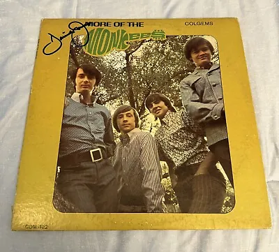 Davy Jones More Of The Monkees Authentic Signed Autograph LP Vinyl Record Album • $249.99