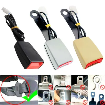 Car Front Driver Seat Belt Buckle Plug Connector Warning Cable Duty Belt Camlock • $9.99