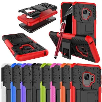 Samsung Galaxy S9 Phone Case Heavy Duty Builder Shockproof Cover For Samsung • £5.95