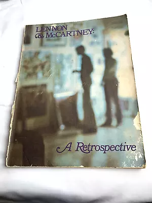 The Beatles - Lennon And McCartney - A Retrospective - Vintage 1970s Songbook • $19.99