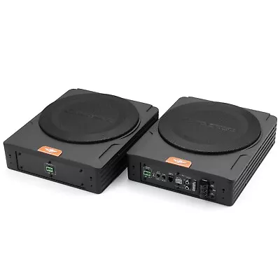 CADENCE 8  Underseat Subwoofer Car Audio QSA-PR88 Powered 720W DVC 8 Ohm Pair • $498.87