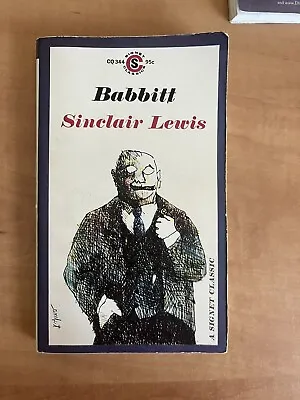 Vintage 1961 Babbitt By Sinclair Lewis AMERICAN CULTURE Signet CLASSIC Paperback • $8