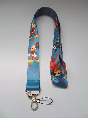 Disney Mickey Mouse Lanyard (Dark Blue) (NEW) • $6.99