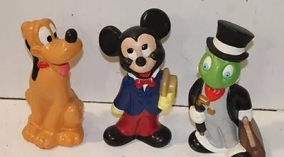 Vintage Ceramic Walt Disney Productions Mickey Mouse Pluto And Jiminy Cricket • $49.99