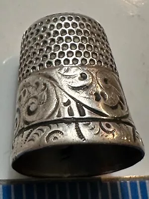 Vintage Sterling Silver Thimble 9 • $9.99