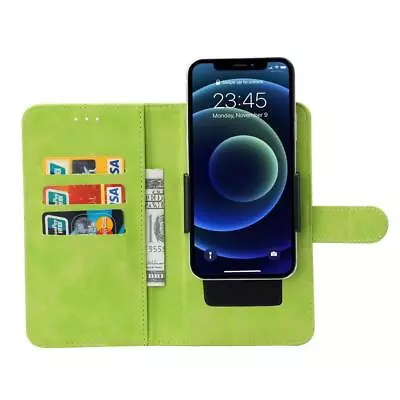 FREE EXPRESS POST  OPTUS X Start 4   Universal Leather Wallet  Movable Clip Case • $29.98