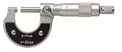 Metric 0-25mm Outside Micrometer .01mm • $28.99