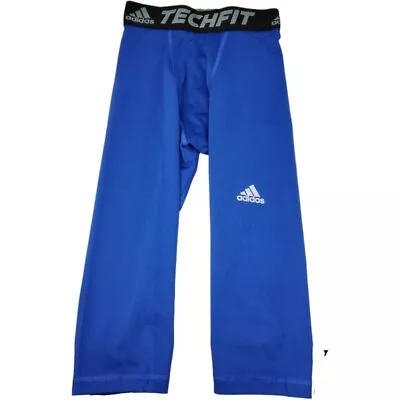 Adidas TechFit Base Compression 3/4 Tights Men's Small Croyal • $25.99