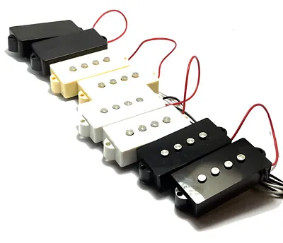 Dragonfire Standard P Bass Pickup Set 4 String Split PBass Pickup Cover Choice • $44.99