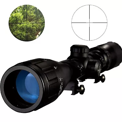 3-9X40 Rifle Compact Scope Crosshair Optics Hunting Scope With 20mm Rail Mounts • $27.98