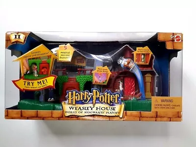 $54.99 • Buy NEW Harry Potter WEASLEY HOUSE PLAYSET For World Of Hogwarts Electronic School