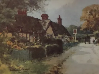 £4.50 • Buy Antique Print 1909 Tichborne Arms Itchen Hampshire From Painting Wilfrid Ball 