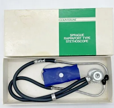 Vintage Counterline Sprague Rappaport Type Stethoscope With Attachments • $33.24