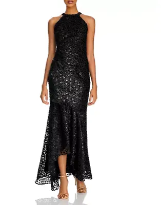 $82.68 • Buy Shoshanna Cleona Metallic Velvet Polka Dot Gown MSRP $660 Size 2 # 9NB 182 NEW