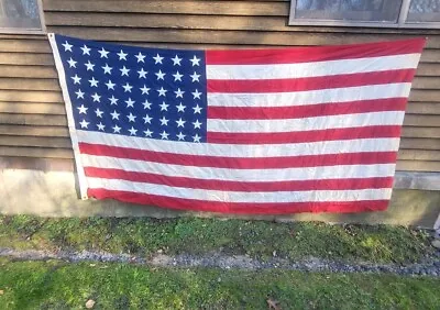 Vintage 48 Star US American Flag Cotton Valley Forge 5 X 9 Ft • $195