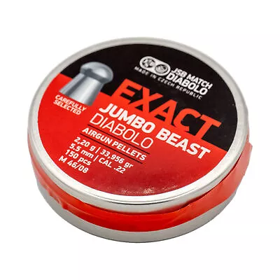 JSB Exact Jumbo Beast 5.5mm (.22) Pellets (x150) • £11.44