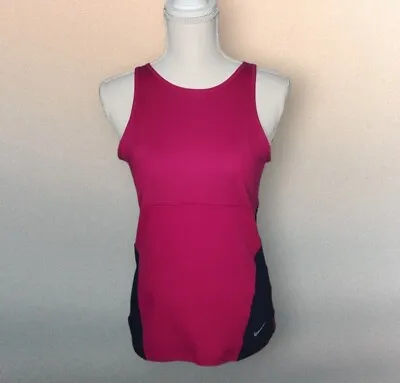 Nike Yoga M Medium Women's Open Back Purple Tank Top Workout Clothes Shirt NEW  • $47.04