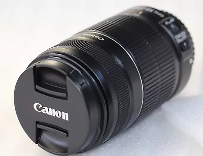 Canon EF-S 55-250mm F/4-5.6 IS II (Image Stabilizer) Zoom Telephoto Lens + Caps • $164.50