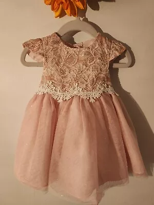 Lovely Lace & Tulle Baby Dress (Size 9 Months) • $20