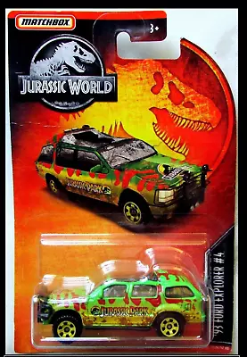 Matchbox Jurassic World Destroyed Version '93 Ford Explorer #4 Package Issues • $8.99