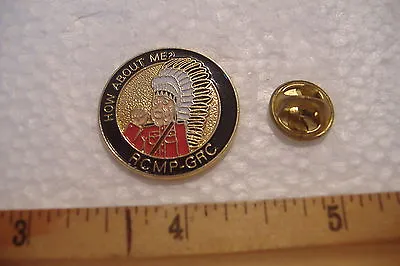 ~how About Me?~rcmp-grc~mountie Indian Chief~tie-tac Pin~ • $12.95