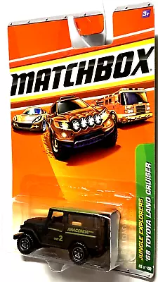 Matchbox 2010 Jungle Explorers '68 Toyota Land Cruiser #95 Black/olive Green • $19.98