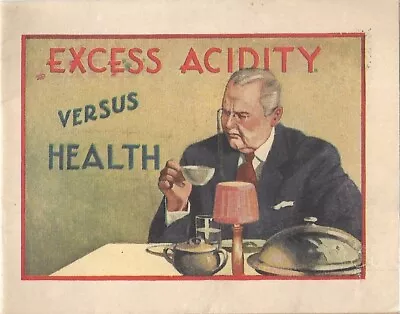 1934 ALKA-SELTZER NERVINE Quack Medicine Booklet  Excess Acidity Versus Health  • $19.99