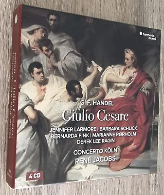 George Frideric Handel Handel: Giulio Cesare (CD) Album RENE JACOBS  4 CD • £18