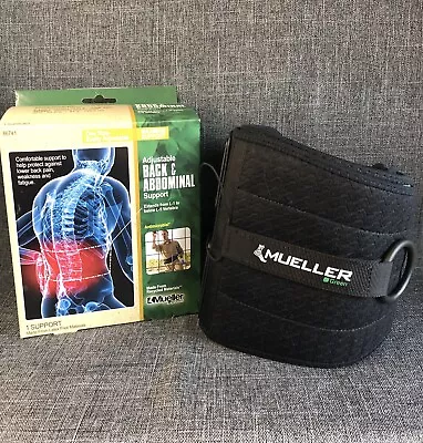 Mueller Back And Abdominal Support Easily Adjustable Waist 32-51 Inches  • $9.95