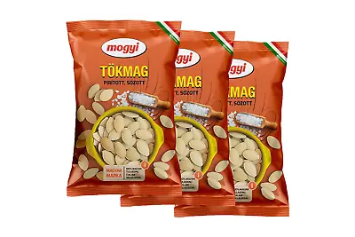 Mogyi Edible Roasted Salted Pumpkin Seeds In Shell 130g [Pack Of 3] Free P&P • £13.99